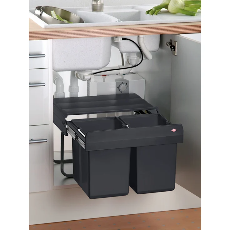 WESCO Traditionline Double-Shorty 345 K/500-2, anthrazit / ab 50 cm Schrankbreite – Bild 1