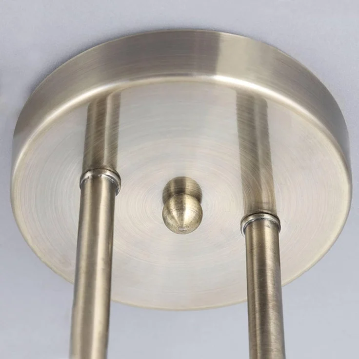 Lindby Deckenleuchten Leanda, Glas Bronze IP20, 4 x 40 W – Bild 5