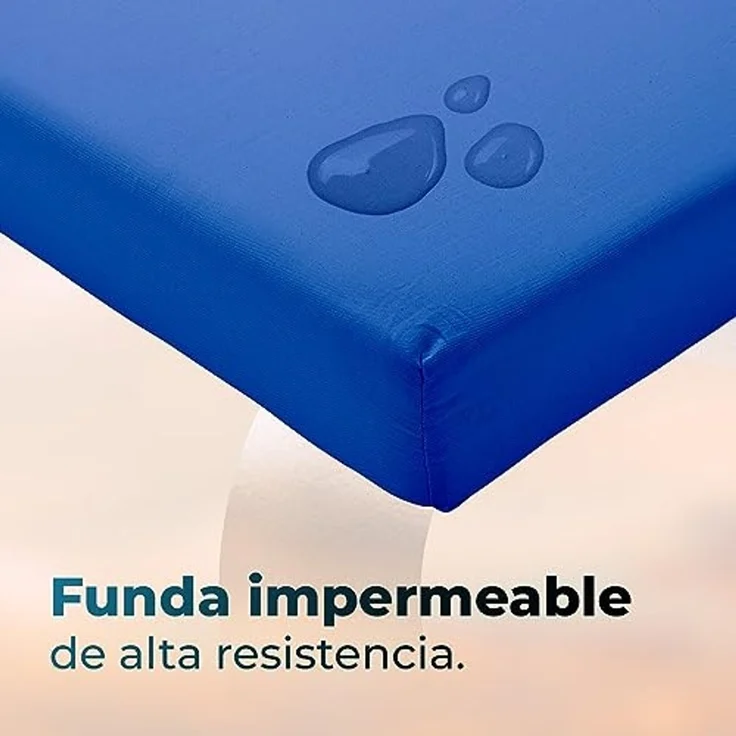 Cecotec Sanitär Matratze Fluss 1500 HealthConfort 90x190. HR -Schaumkern, viskoelastische Schicht, Höhe 15 cm, wasserdichtes und waschbares Sanitärgehäuse 90º, atmungsaktiv, antimikrobiell – Bild 5