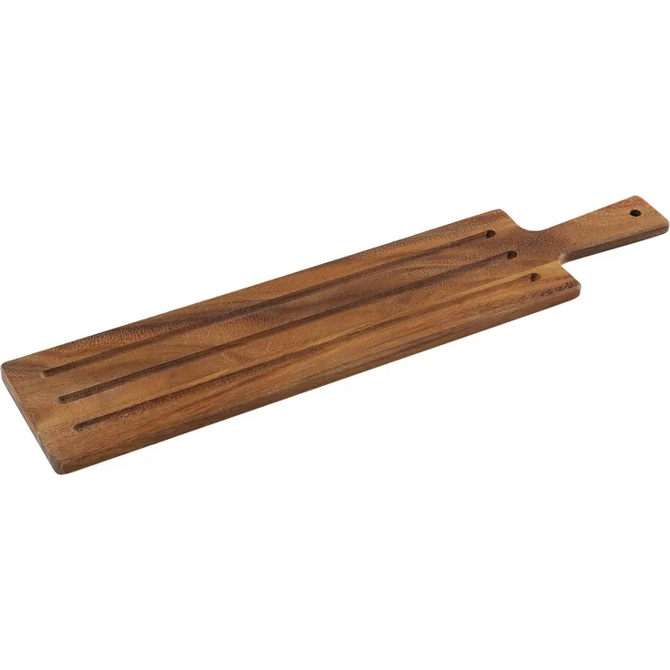 Servierbrett Baguettebrett Schneidbrett 60x13cm Akazie ZASSENHAUS 055207