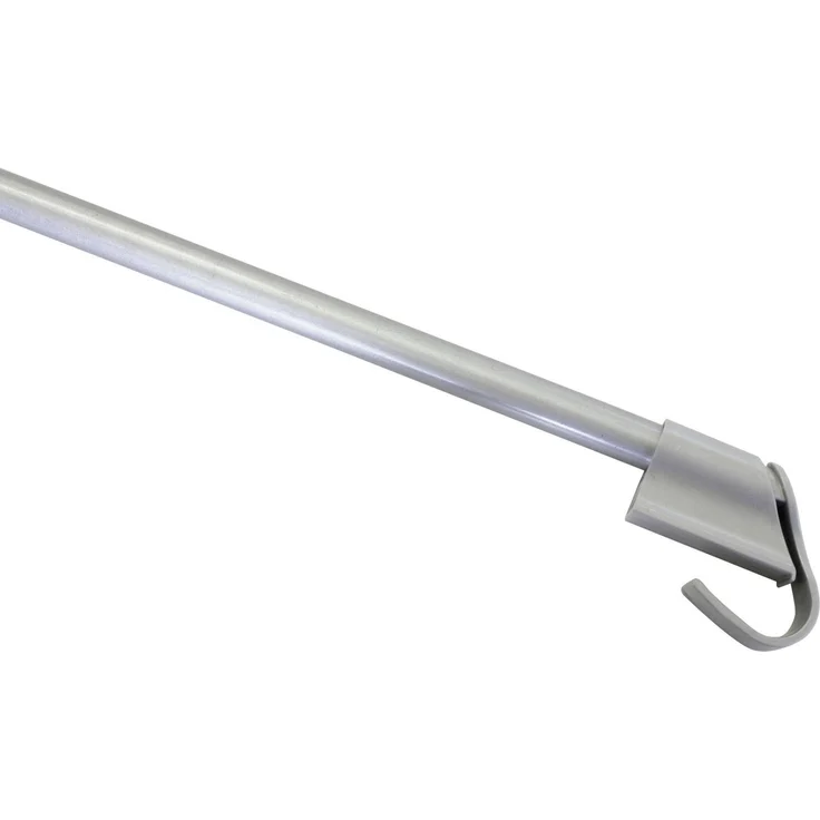 Gardinia Klemm-Vitragenstange silber, 75 - 125 cm – Bild 3