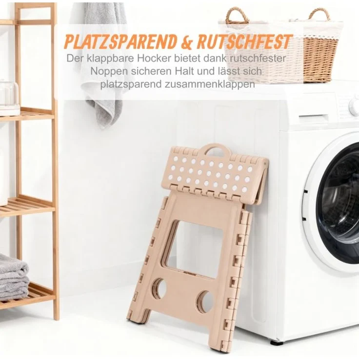Relaxdays Klapphocker faltbar XL – Bild 2