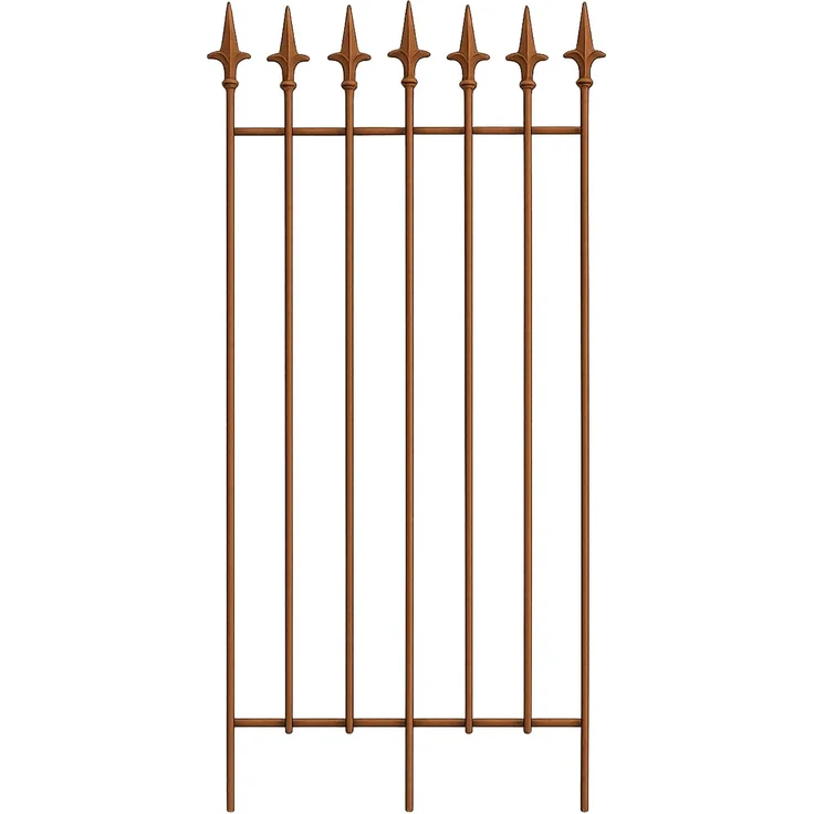 Rankgitter FREYA 2er Set - 50x0,7x100cm, Metall, Antik-Braun | Rankhilfe Kletterpflanzen Gartendekoration – Bild 4