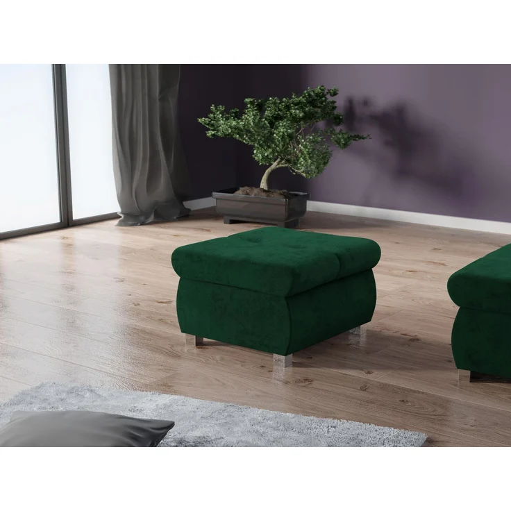 Polsterhocker Orkan Klein (Farbe: Piano 26) – Bild 2