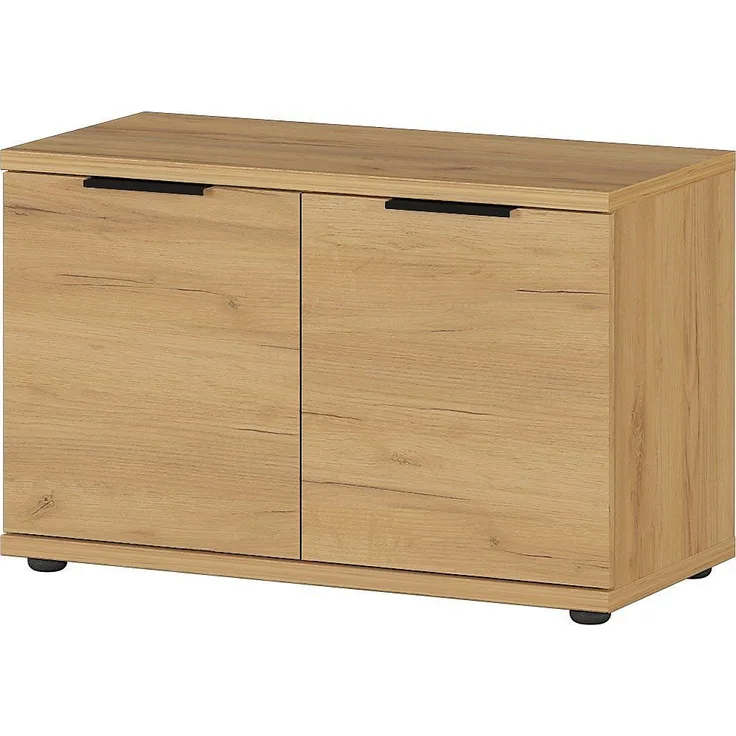 Germania Schuhbank 2795-243 GW-Fremont, in Navarra-Eiche-Nb, mit Platz für bis zu 8 Paar Schuhe, 75 x 48 x 37 cm (BxHxT)