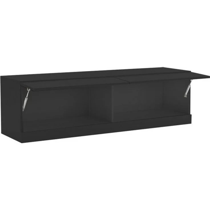 Thanaddo TV-Bank TV Lowboard mit LED Hängend Sideboard 140cm, Hochglanz Fernsehschrank, Breite 140cm – Bild 4
