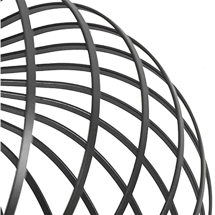 Qazqa Deckenleuchte Johanna, ohne Leuchtmittel, E27, Schwarz, Design, Stahl, 1-flammig – Bild 7