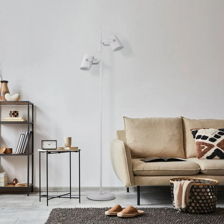 Paco Home Stehlampe KARL, ohne Leuchtmittel, mit kompatiblen Dimmer und Leuchtmittel – Bild 3