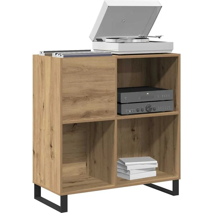 vidaXL Schallplattenschrank Altholz 85 x 38 x 89 cm Holzwerkstoff 862914 – Bild 2