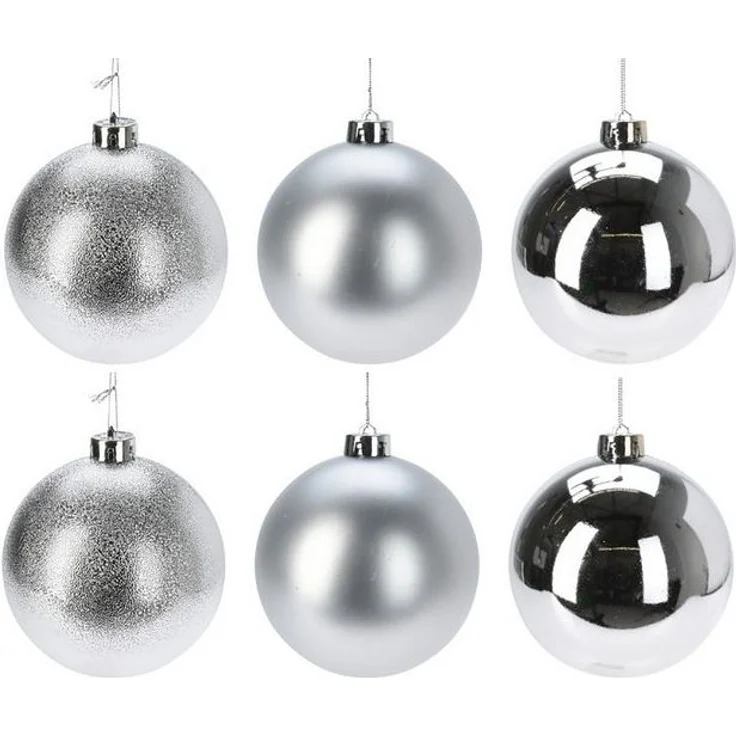 Annastore Weihnachtsbaumkugel Weihnachtskugeln aus Kunststoff zum Hängen - Wetterfest Outdoor, Christbaumkugeln für draußen, Weihnachtkugeln – Bild 2