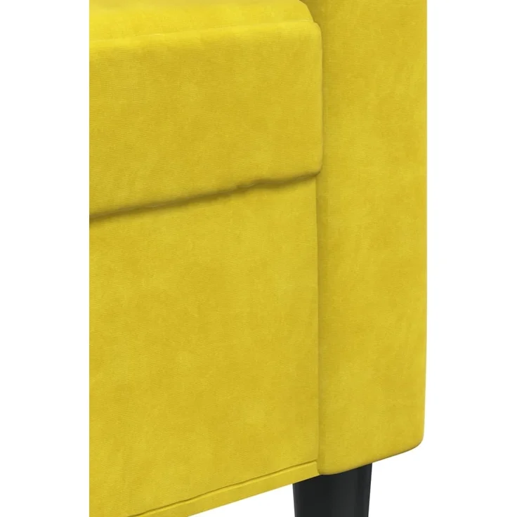 vidaXL Sessel Gelb 60 cm Samt 4007610 – Bild 6