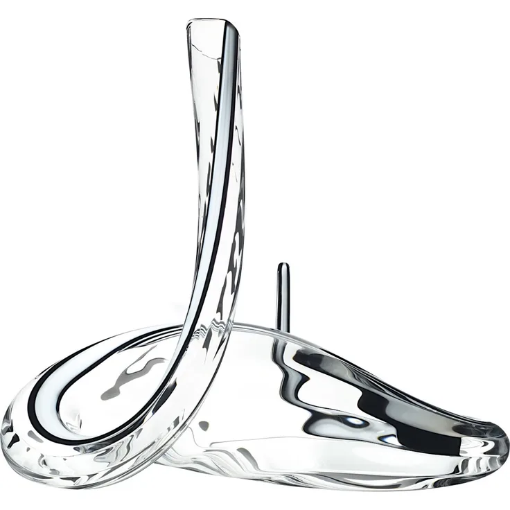 RIEDEL 1950/00 Dekanter MAMBA Fatto A Mano schwarz-weiß-schwarz / Design-Dekanter