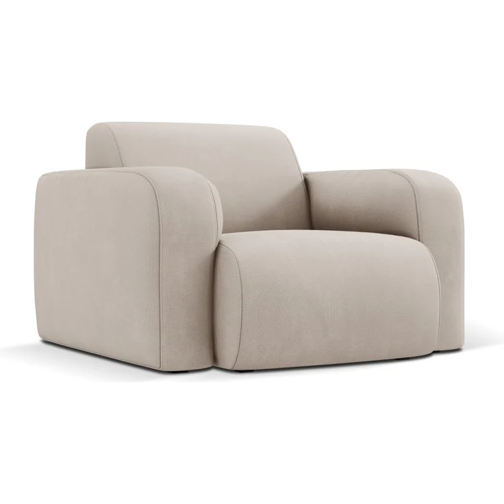 Micadoni Sessel Molino Strukturierter Stoff Beige – Bild 2
