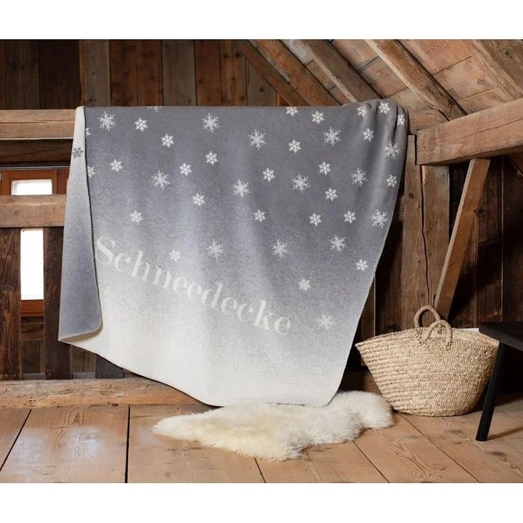 Fussenegger Wohndecke Savona Schneedecke grau 150x200 – Bild 3