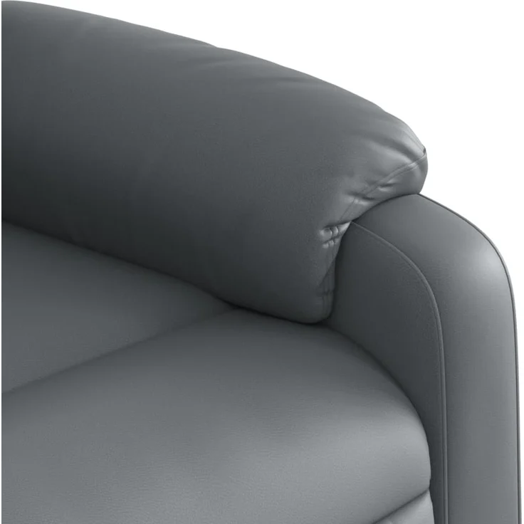 vidaXL Massagesessel Relaxsessel Grau Kunstleder 3205765 – Bild 8
