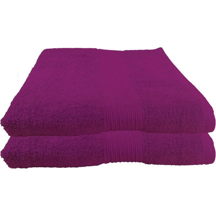 Julie Julsen Saunatuch 2-Saunatuch-Fuchsia-Saunatuch 80 x 200 cm, Baumwolle (2-St)