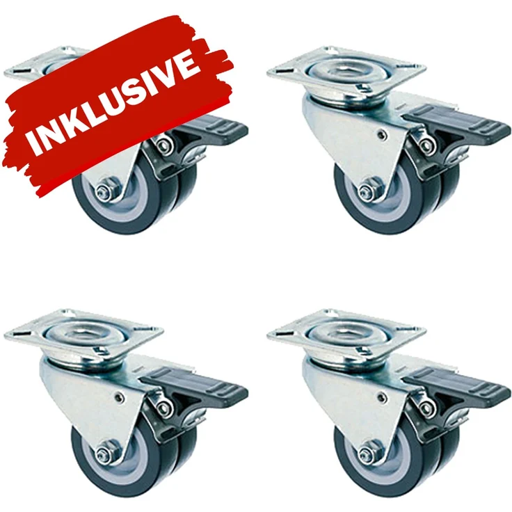 Strandkorb Komplettset - bene living - Schleswig Pinie - PE mokka - Modell 559 – Bild 7