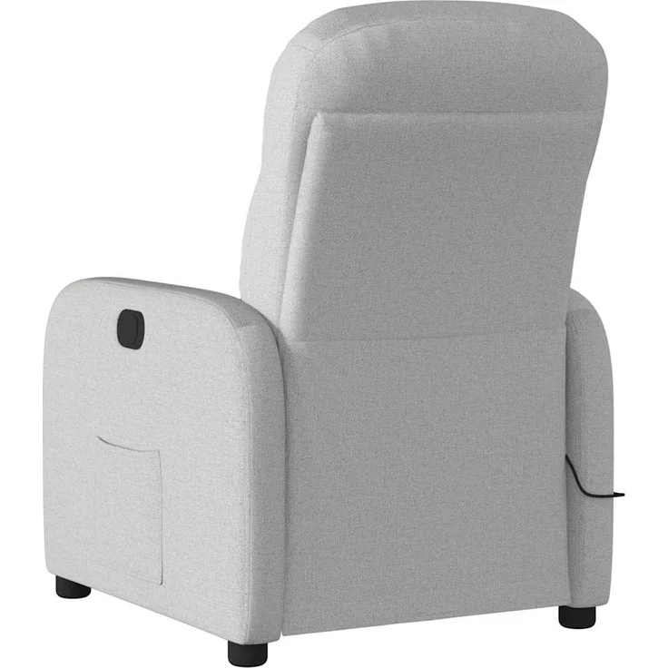 vidaXL Massagesessel Wolkengrau Stoff 4015541 – Bild 4