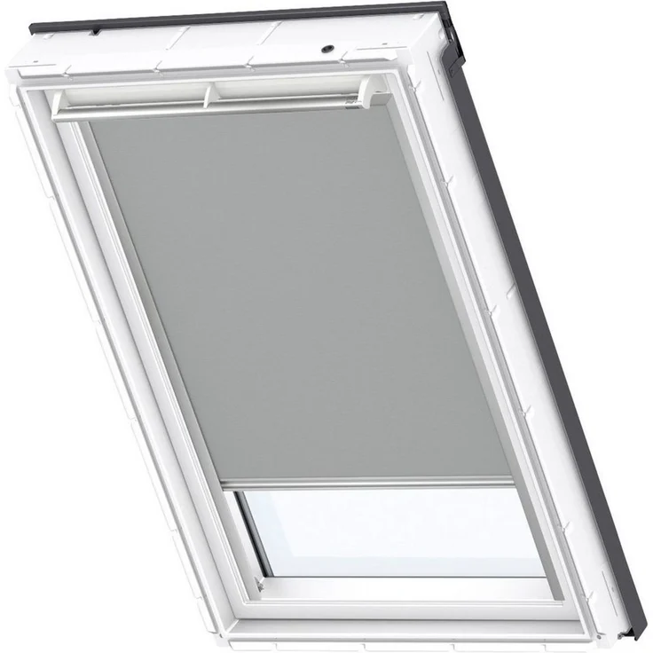 Verdunklungsrollo DKL S08 0705S, VELUX, verdunkelnd, ohne Bohren, in Führungsschienen, VELUX »Pick & Click!«, alufarbene Führungsschienen & Griffleiste – Bild 1