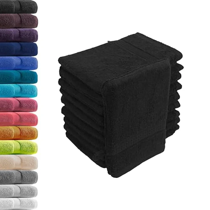 Hometex Premium Textiles Waschhandschuh in Premium Qualität 500 g/m², Feinster Frottier-Stoff 100% Baumwolle, (10er Set), weich, saugfähig, extra schwer & flauschig - TEST BILD TOP MARKE 2025 – Bild 2