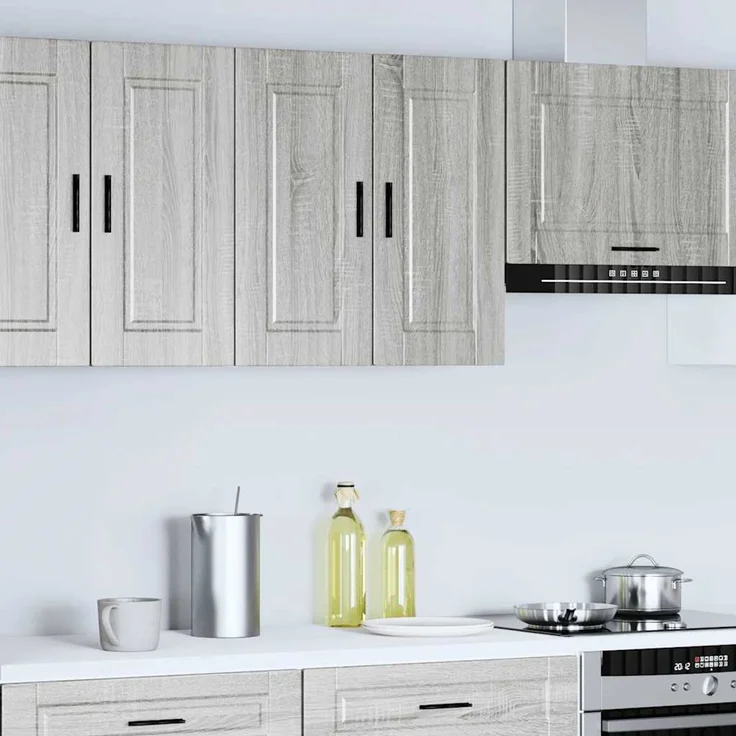vidaXL Küchen-Hängeschrank Porto Grau Sonoma Holzwerkstoff 854063 – Bild 1