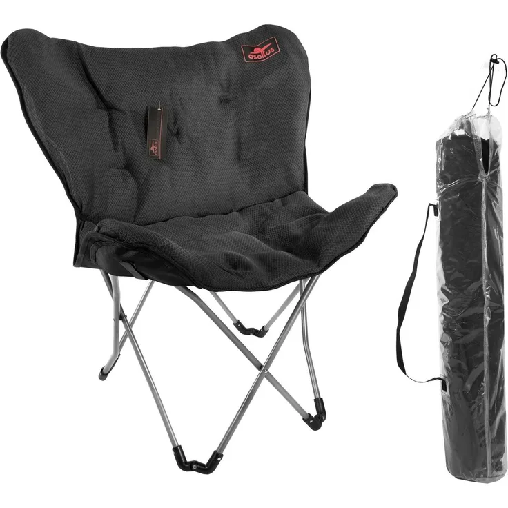 osoltus Faltsessel Butterfly Campingsessel Soft Touch 3D f. Balkon Womo