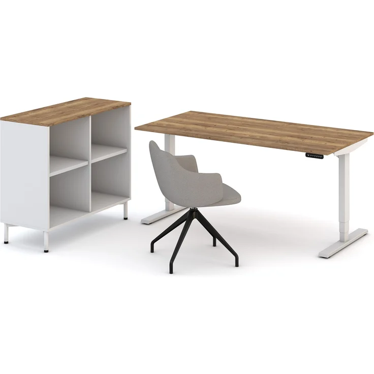 ASSMANN Schalenstuhl Consento Triest gepolstert Beige 56x58x79cm Textil – Bild 6