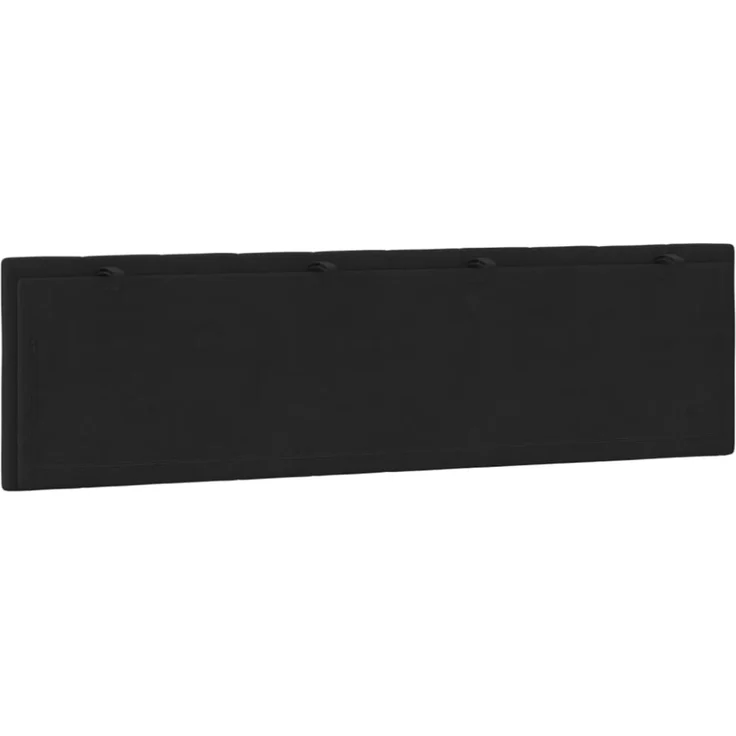 vidaXL Kopfteil-Kissen Schwarz 180 cm Samt – Bild 3