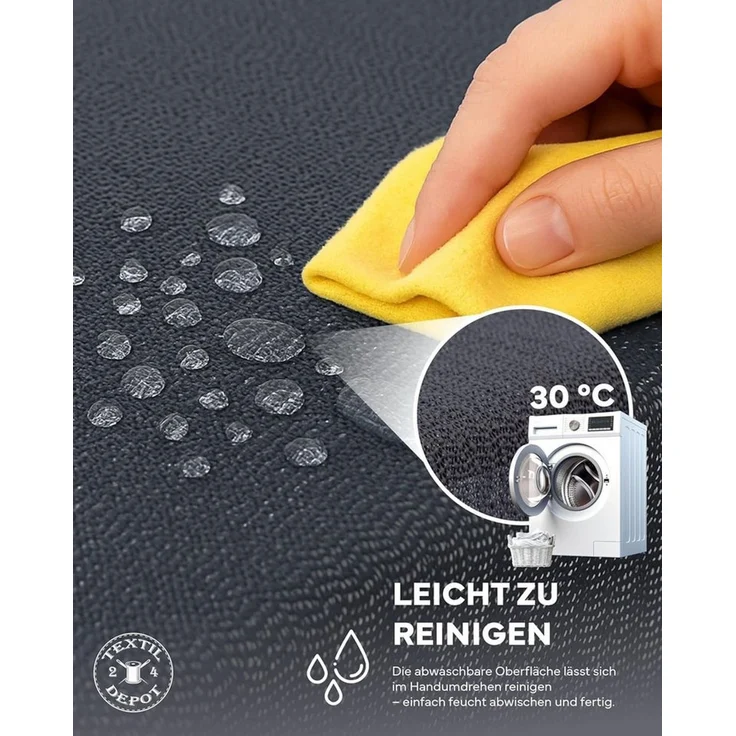 texpot Tischdecke Gartentischdecke Schaum PVC Weichschaum (1-tlg) – Bild 4