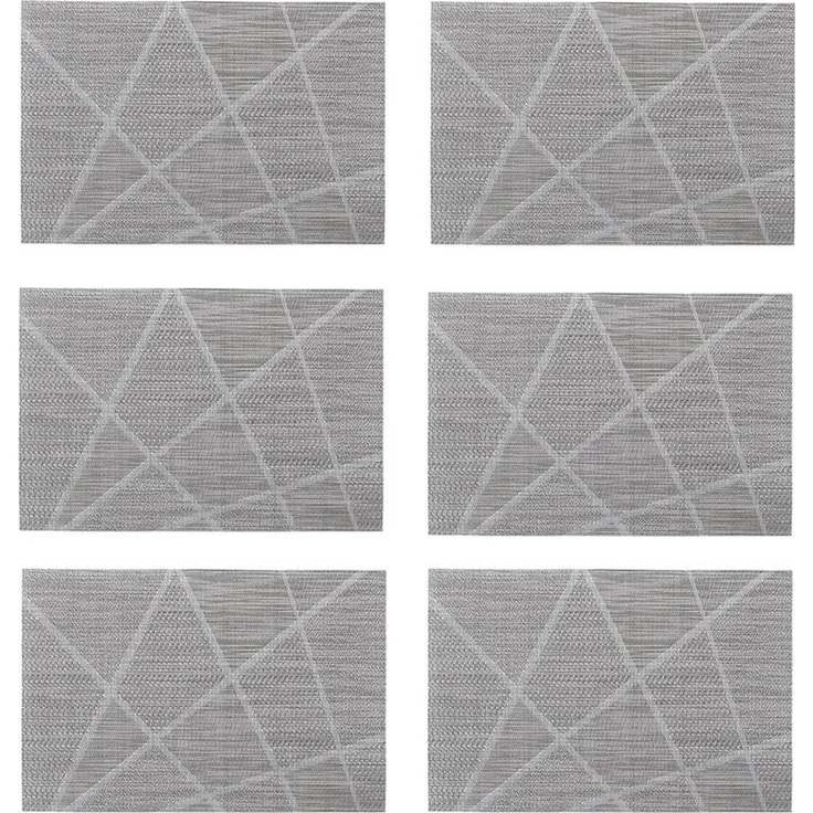 Zeller Present Platzset, (Set), stylisches Muster, 6-teilig, Kunststoff, 30 x 45 cm – Bild 3