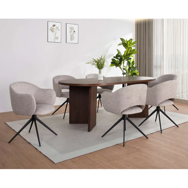 OTTO home Esstisch Callii, Walnussoptik – Bild 1