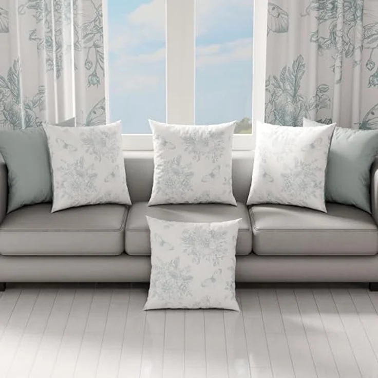 PETTI Artigiani Italiani – 2 Kissenbezüge 40x40 cm Mikrofaser – Sofakissenhüllen Dekokissen – Zierkissenbezüge für Couch, Bett, Wohnzimmer – Weiche Kissenhüllen mit modernem Design – Made in Italy – Bild 3