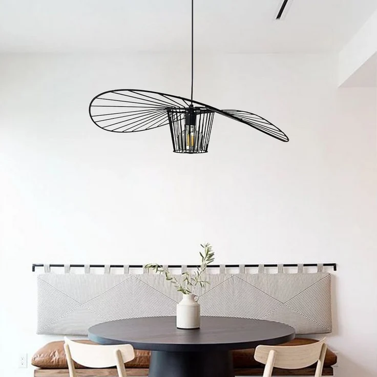 Bamyum Pendelleuchte Bamyum Pendelleuchte I Orvelte I Metall Schwarz Lampe – Bild 2
