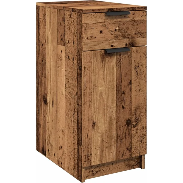 vidaXL Büroschrank Altholz-Optik 33x50x75 cm Holzwerkstoff 856997 – Bild 2