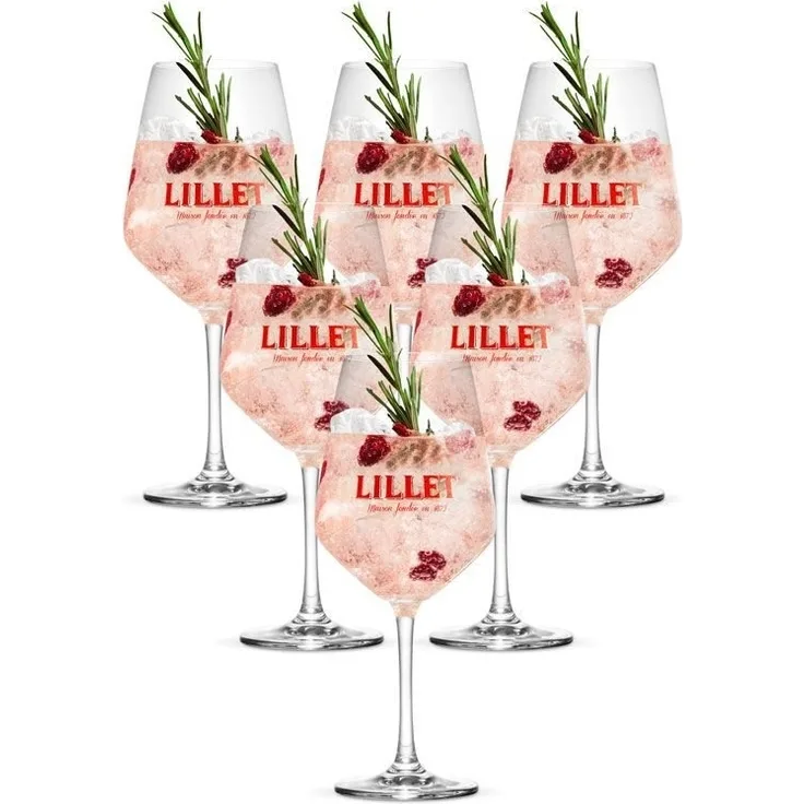 Lillet Gläser-Set - 6x Weingläser