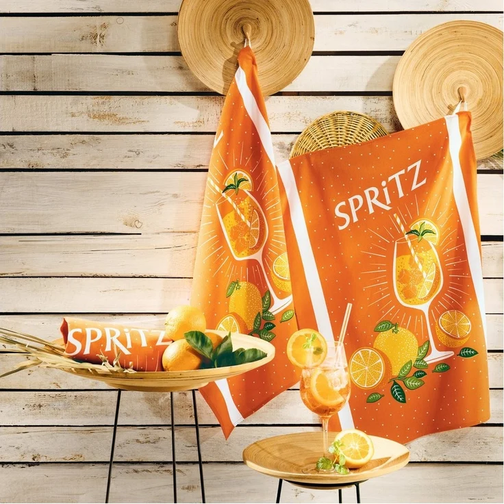 Erwin Müller Geschirrtuch Geschirrtuch 3er-Pack, Baumwolle Motiv – Bild 3