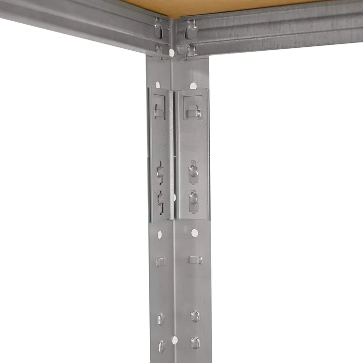 shelfplaza HOME 230x75x40 cm Schwerlastregal in grau-verzinkt mit 7 Böden und 125 kg Traglast pro Boden – Bild 4