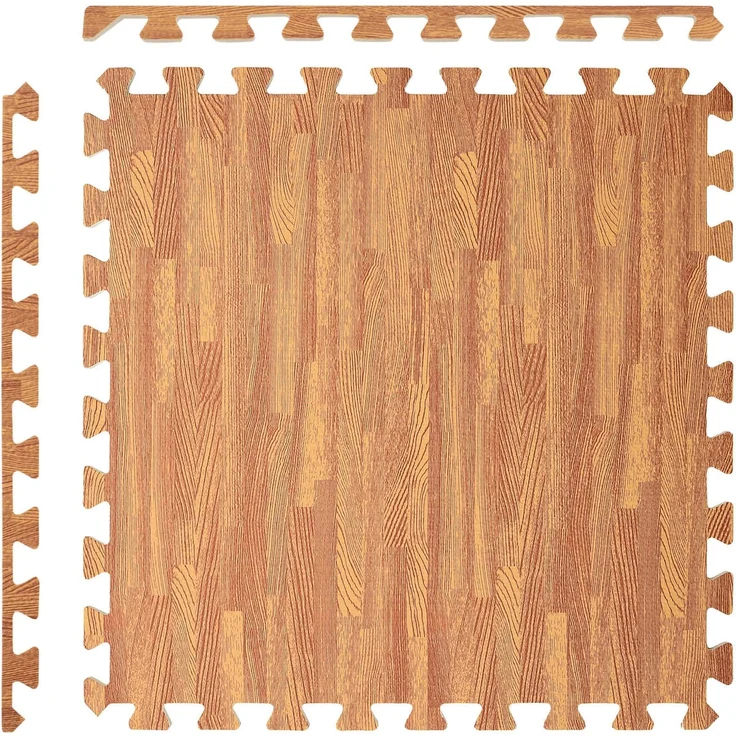 vidaXL Pool Bodenschutzmatte 6 stk. Holz 2,16 m² EVA-Schaum 3433303 – Bild 6