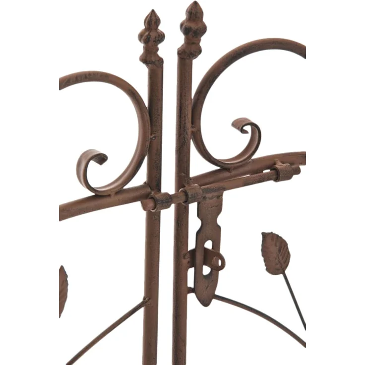 Rosenbogen ANDERS - 144x36x270cm, Metall, Antik-Braun | Rankhilfe Rosen Rankgitter Gartendekoration – Bild 6