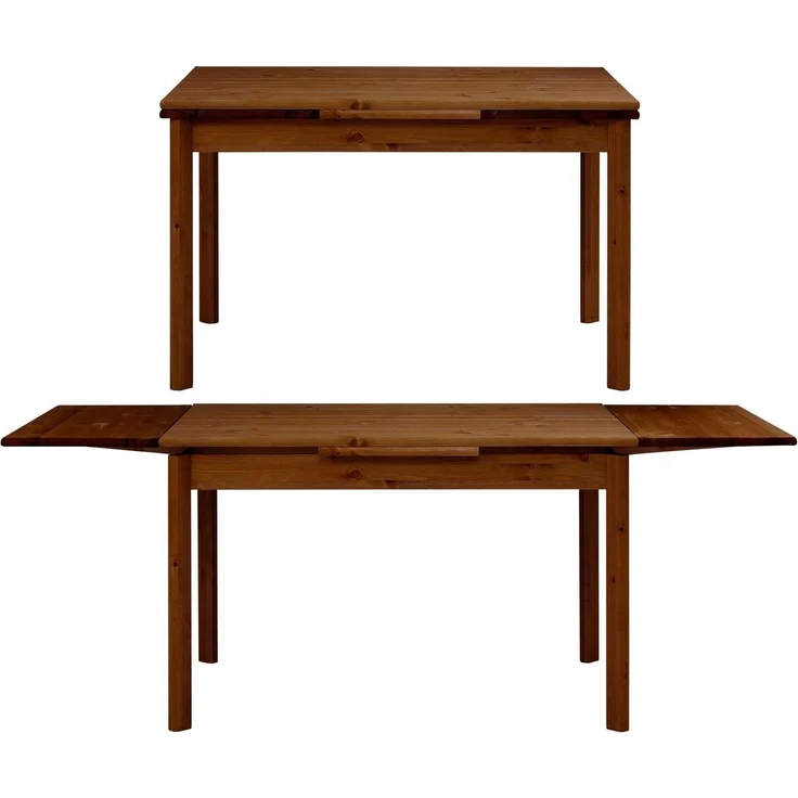 Home affaire Esstisch Tirza, aus massiver Kiefer, mit Auszugsfunktion in zwei Breiten – Bild 2