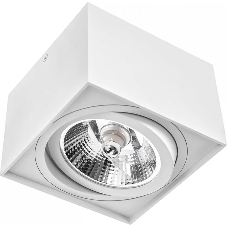 Deckenspots weiß D-145mm AR111 GU10 schwenkbar IP20 quadratisch