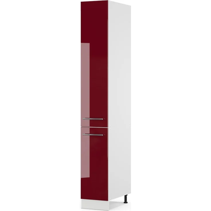 Badschrank Fame-Line Bordeaux Hochglanz 30 x 206.8 cm Vicco – Bild 1