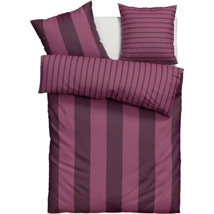 OTTO home Bettwäsche Sari, Linon, 2 teilig, in verschiedenen Qualitäten, moderne Bettwäsche mit Streifen – Bild 4
