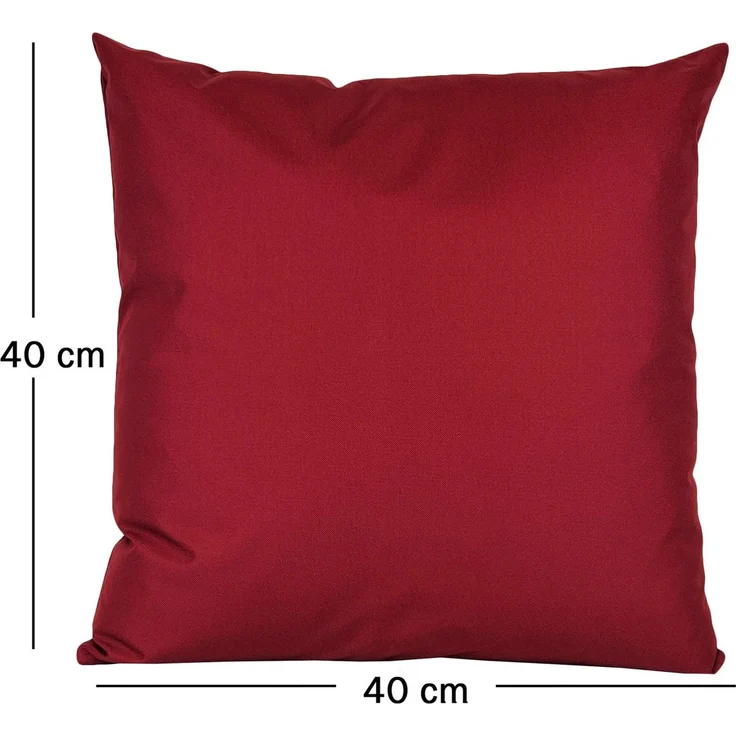 JACK Kissenbezüge 2er Set 40x40cm Outdoor Wasserfest, (2 Stück), 2x Kissenhülle, strapazierfähig, wasserabweisend, Innen & Außen – Bild 3
