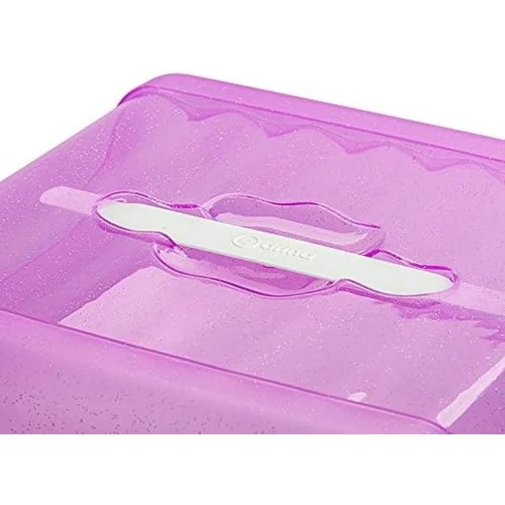 Engelland Kuchentransportbox Kleine Kuchenbox mit transparentem Deckel, Kunststoff, (Vorteils-Set, 2-tlg, sicheres Transportieren), mit Tragegriff und Klickverschluss, BPA-frei, rechteckig, Kunststoff – Bild 7