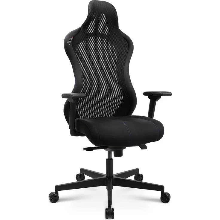 Topstar Bürostuhl Gamingstuhl Sitness RS Sport Plus Mikrofaser inkl. Armlehnen schwarz