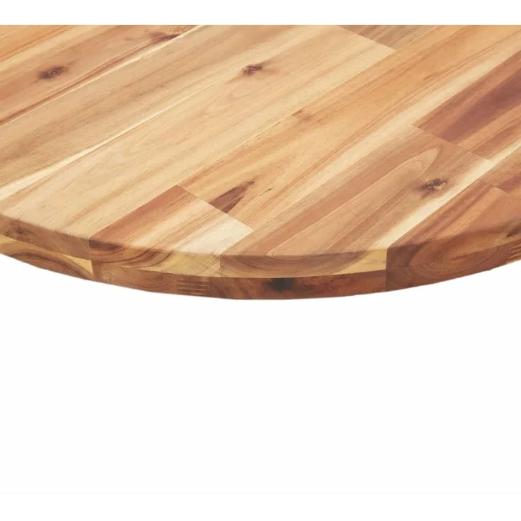 vidaXL Tischplatte Rund Ø60x4 cm Massivholz Akazie 4008702 – Bild 8