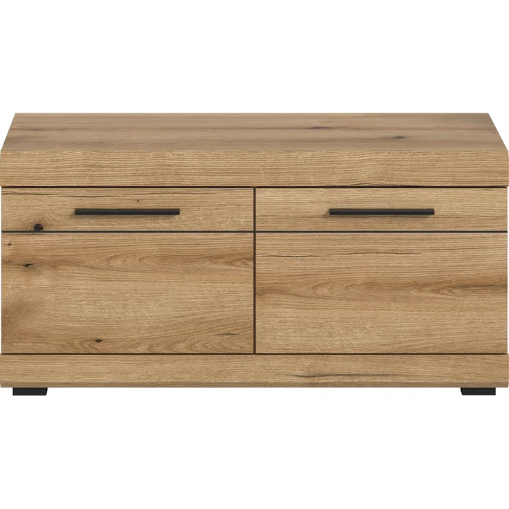 Sitzbank (B/H/T: 90x44x40 cm) in Evoke Oak Nachbildung – Bild 2