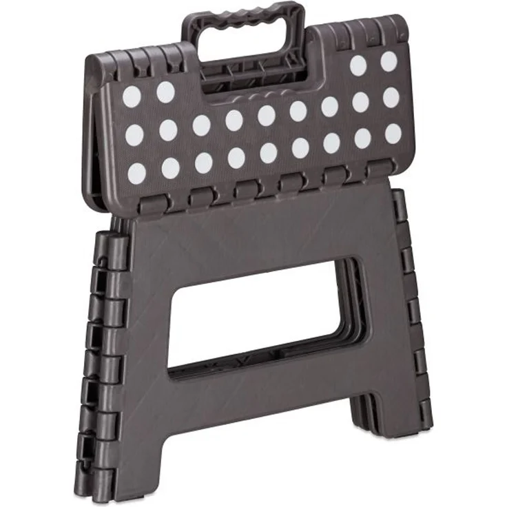 Relaxdays 2 x Klapphocker faltbar M dunkelgrau – Bild 10