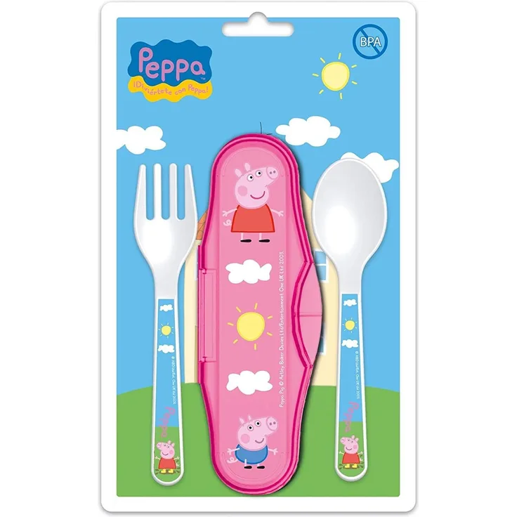 Besteckkoffer 2er Set Peppa Pig Baby